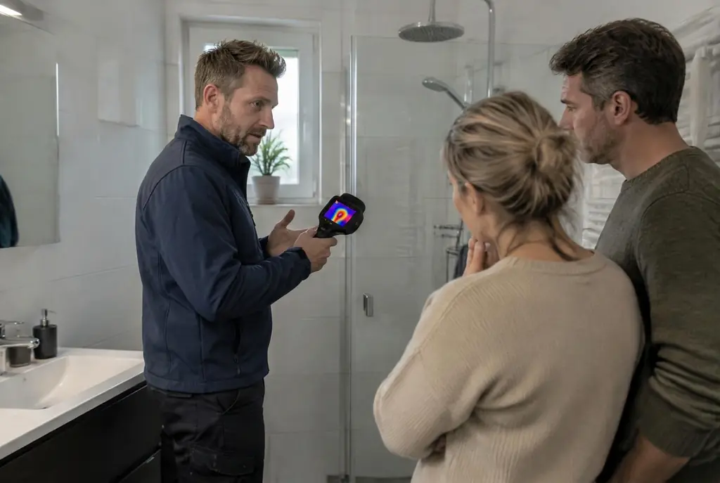 Lekdetectie Hoogeveen – specialist legt bevindingen uit aan bewoner